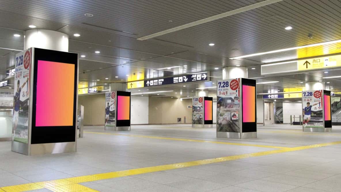 みなとみらい線 横浜駅みなみ通路デジタルサイネージ(YSV)ジャック