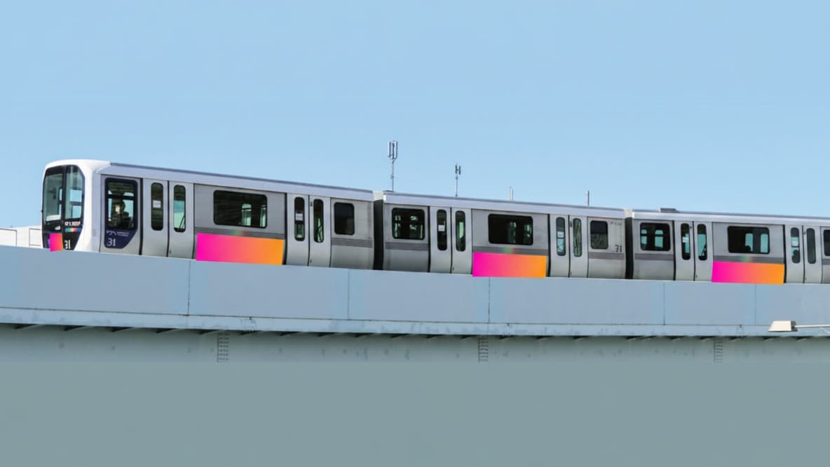 ゆりかもめ ゆりかもめ車体広告
