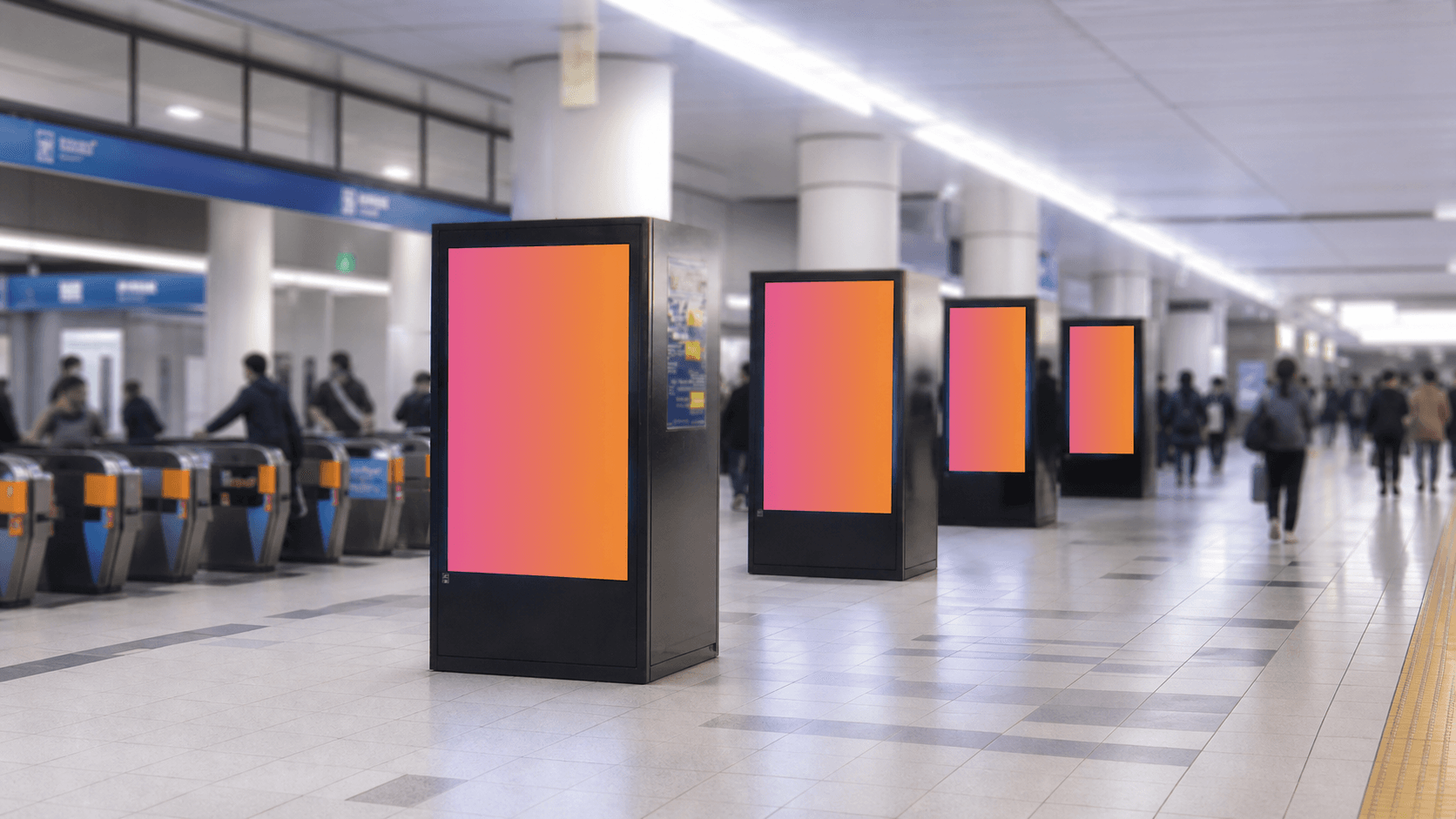 東京メトロ 池袋駅 サイネージ