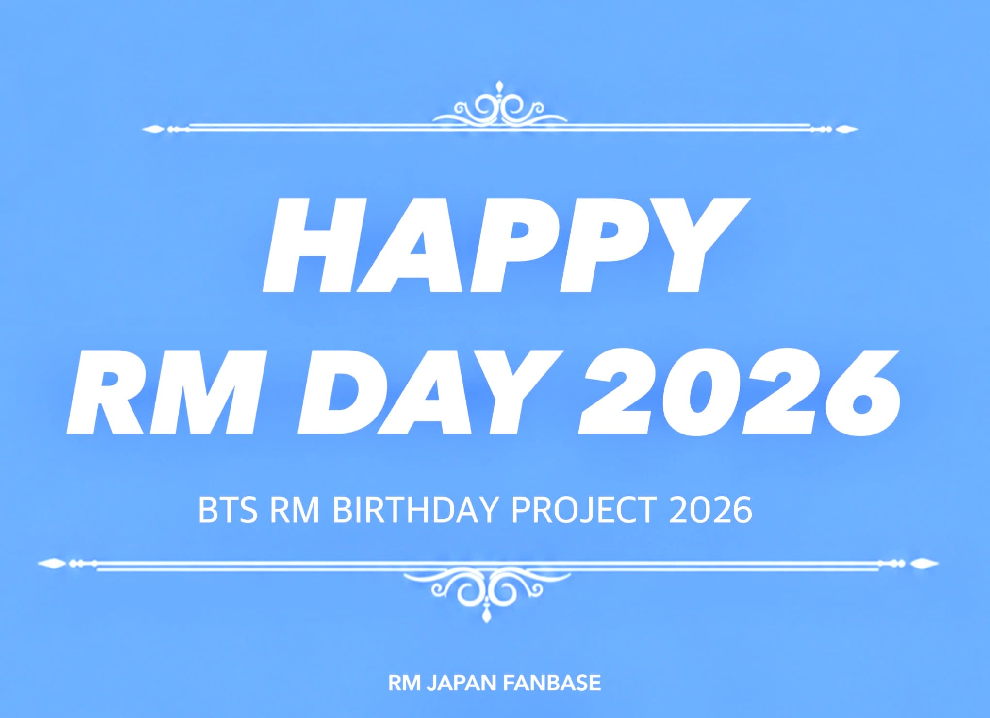 RM BIRTHDAY PROJECT 2026