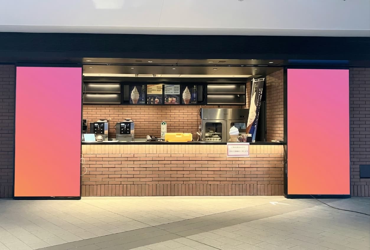 Kアリーナ横浜 BAYDECK売店 タペストリー
